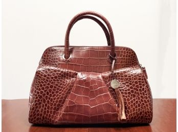 A Leather Bag By Furla