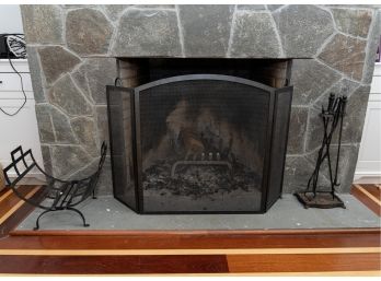 Fireplace Accessories  (Fireplace Screen, Grate, Tools, Firewood Rack)
