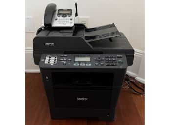 Brother Multi Function Center And Uniden Telephone