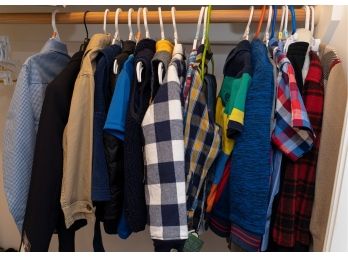 Collection Of Children's Shirts, Sweaters, Vests And Jackets Some NWT