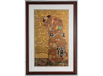 Fulfillment By Gustave Klimt - Framed And Matted Print