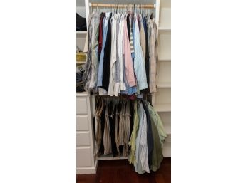 Large Collection Of Men's Shirts And Pants