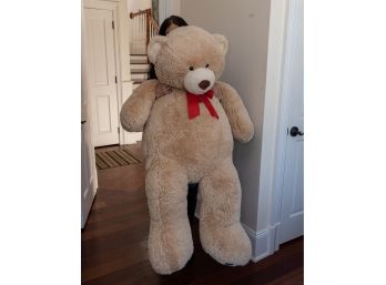 Big Plush Giant Teddy Bear Five Feet Tall - Tan Color