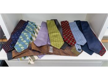 Collection Of Men's Neck Ties - Some Silk