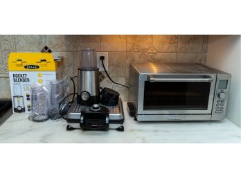 Cuisinart Microwave, Bella Rocket Blender And Waffle Maker