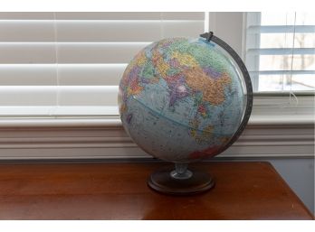 Vintage 12 Inch Diameter Replogle World Nation Globe
