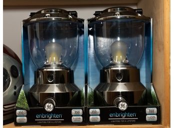 GE Enbrighten Lanterns - A Pair New In Box