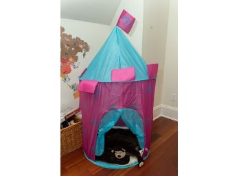 Play Toy Tent With Plush Monkey Pillow And Blanket