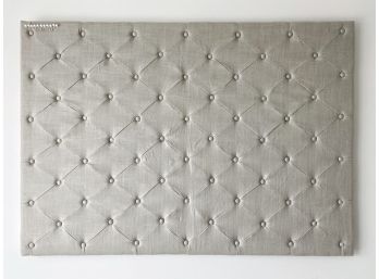 Tufted Linen Pinboard