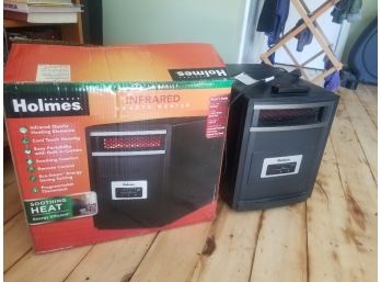 Holmes Programmable Infrared Quartz Heater Console On Wheels With Remote Control In Box.  Costs Is $200. New