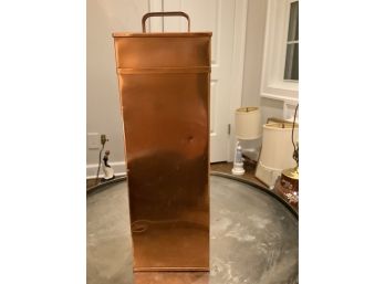 Tall Copper Storage Box, Newer