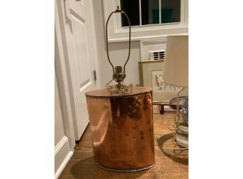 Large Copper Lamp