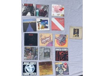 Lot Of 16 Records - Motley Crue, Iron Maiden, Van Halen & More!
