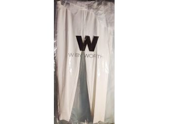 Brand New,  W By Worth, Sleek White Pants Size 6