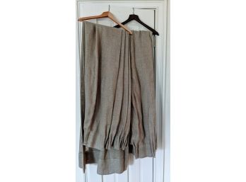 Pair Of Full Length Linen Curtains  Custom Made - Excellent Condition  (2 Of 2 Pairs)