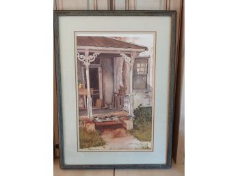 Limited Edition Watercolor Of Gettysburg Porch By Mary Booth Owen