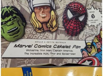 Not Just A Brand New Marvel Comics Cookie Pan - You Get Two Cookie Pans Plus A Brand New Cookie Sheet