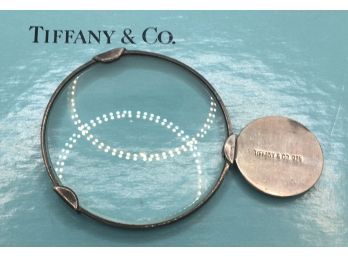 TIFFANY & Co Silver Round Circle Magnifying Glass 925  Rare Vintage Antique