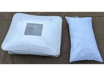 Sferra Fine Linen Italian Down Duvet  And Pillow - It Doesn't Get Finer Than This