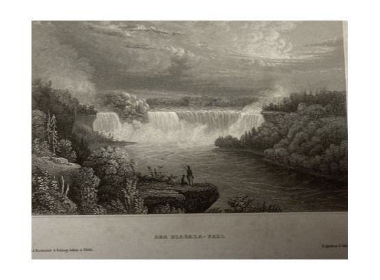 Lithograph, 'Der Niagara - Fall'