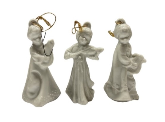 Trio Of Angel Ornaments