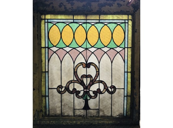 First Of Two Matching Stained Glass Windows