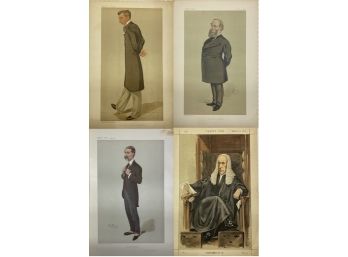 Four Illustrations From Vanity Fair Magazines