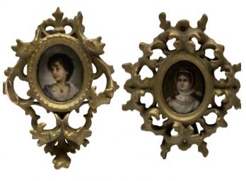 Two Antique Tabletop Frames