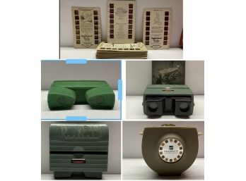 Vintage Viewmasters With Slides