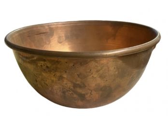 Large Copper Bowl