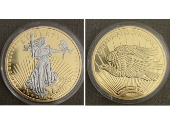 2012 Platinum & Gold Accented Eagle Replica