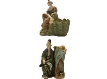 Pair Of Japanese Figurines