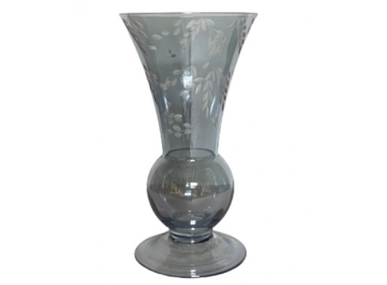 Lenox Fluted Storm Gray Vase