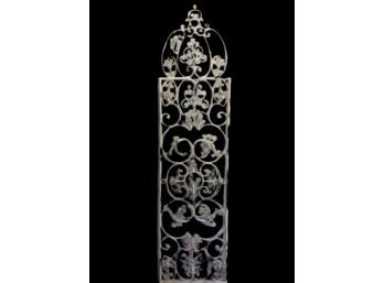 White Scrollwork Wall Ornament