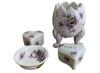Sweet Spring Violet Porcelains