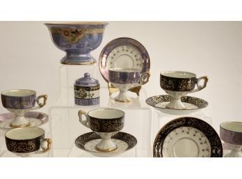 Collection Of  Iridescent China Pieces