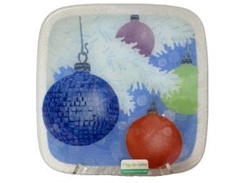 Peggy Karr Glass Fused Ornament Plate