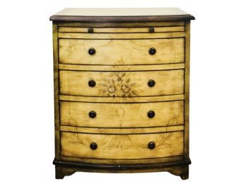 Bedside Table With Rose Motif