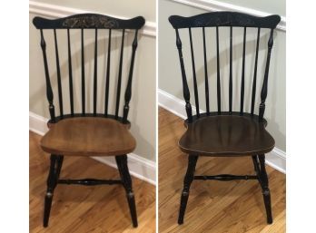 Two Hitchcock Dining Chairs