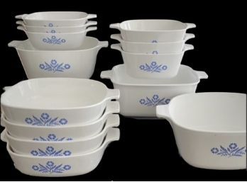 Assorted Corning Ware 'Cornflower Blue' - HUGE COLLECTION