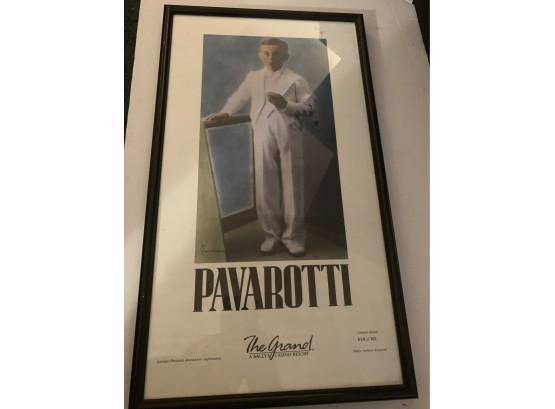 Luciano Pavarotti Dressed For Confirmation Limited Edition