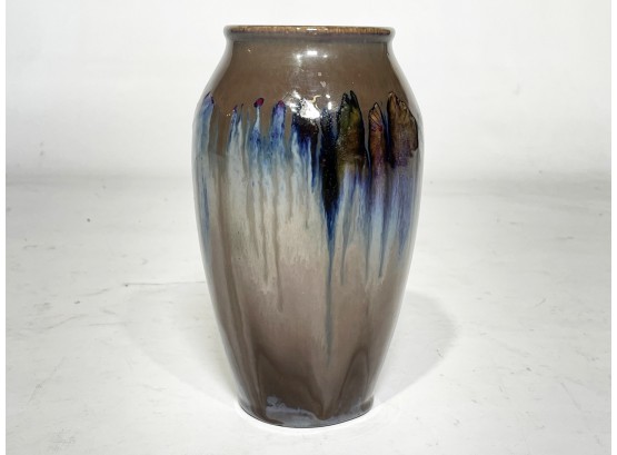 A Vintage Glazed Ceramic Vase, By Rockwood Pottery Dated 1928