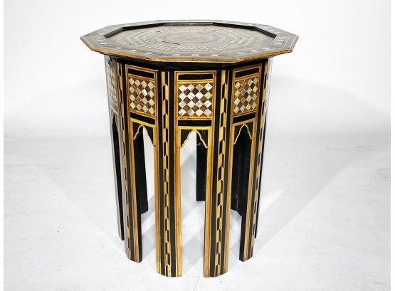 An Antique Moroccan Side Table