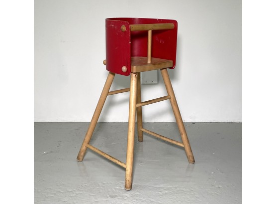 A Vintage Modern Bentwood High Chair