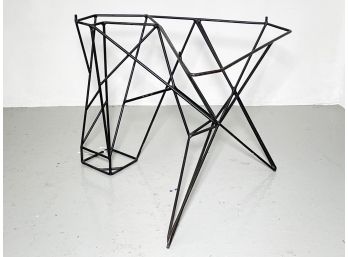 A Modern Wrought Iron Table Base