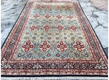 A Vintage Hand Dyed Wool Mahindra Carpet