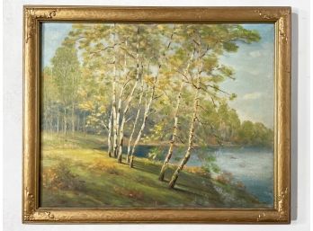 An Early 20th Century Oil On Canvas, Signed F.R. Holmes