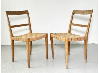 A Pair Of Fabulous Mid Century Modern Chairs In Style Of Jens Risolm