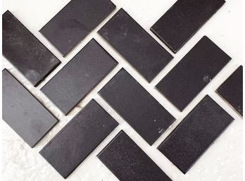 10 Boxes Of Black Matte Glazed Subway Tiles