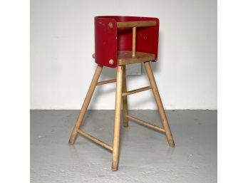 A Vintage Modern Bentwood High Chair